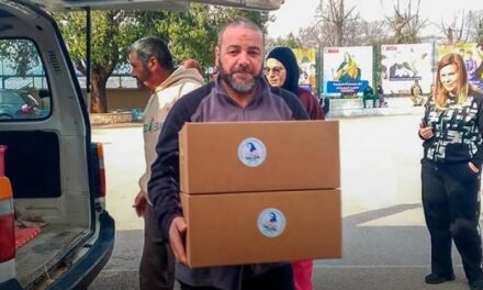 Un rifugio per le persone sfollate in Medio Oriente